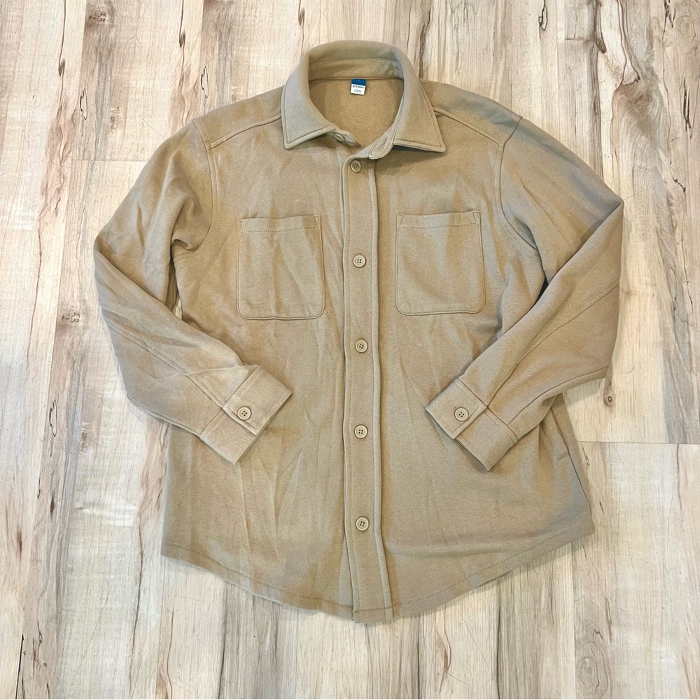 Old Navy Tan Shirt Jacket - NWOT - Size Small